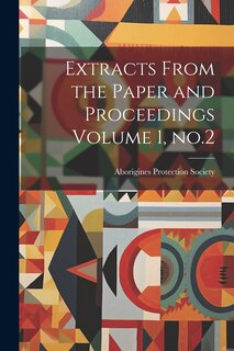 Front cover_Extracts From the Paper and Proceedings Volume 1, no.2