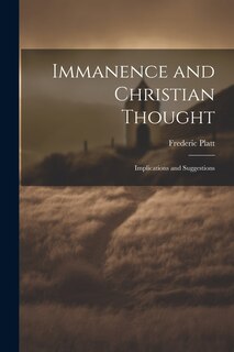 Couverture_Immanence and Christian Thought