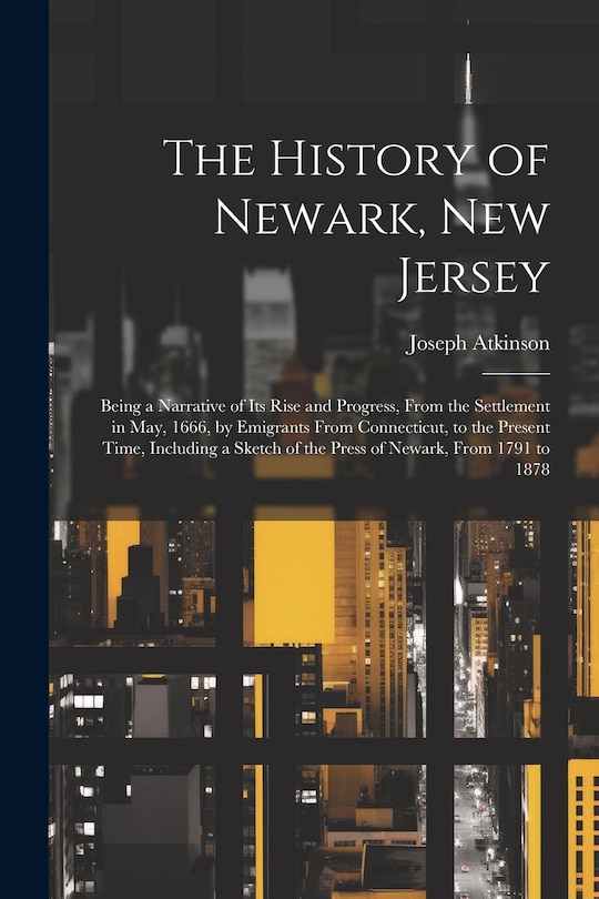 Couverture_The History of Newark, New Jersey