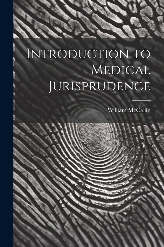Couverture_Introduction to Medical Jurisprudence