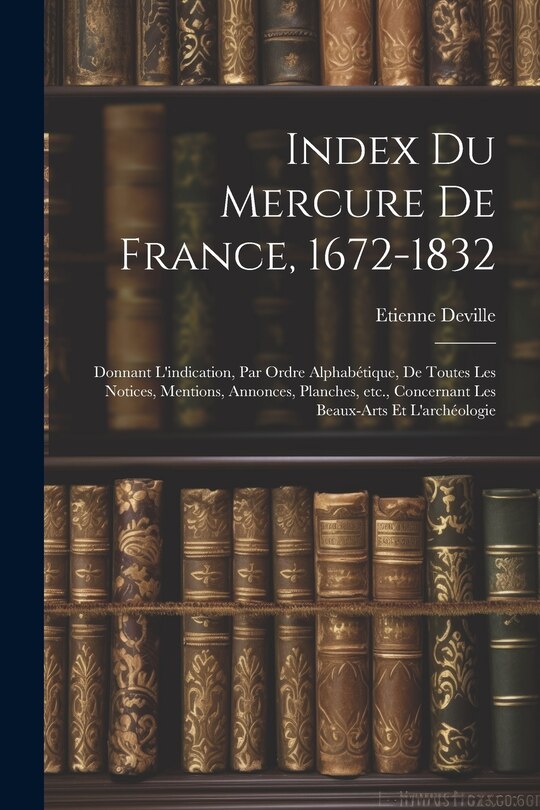 Front cover_Index du Mercure de France, 1672-1832
