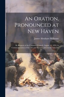 Couverture_An Oration, Pronounced at New Haven