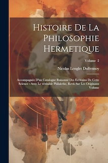 Couverture_Histoire de la philosophie hermetique