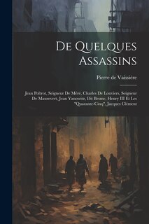 Couverture_De quelques assassins