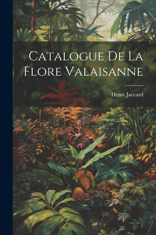 Front cover_Catalogue de la flore valaisanne