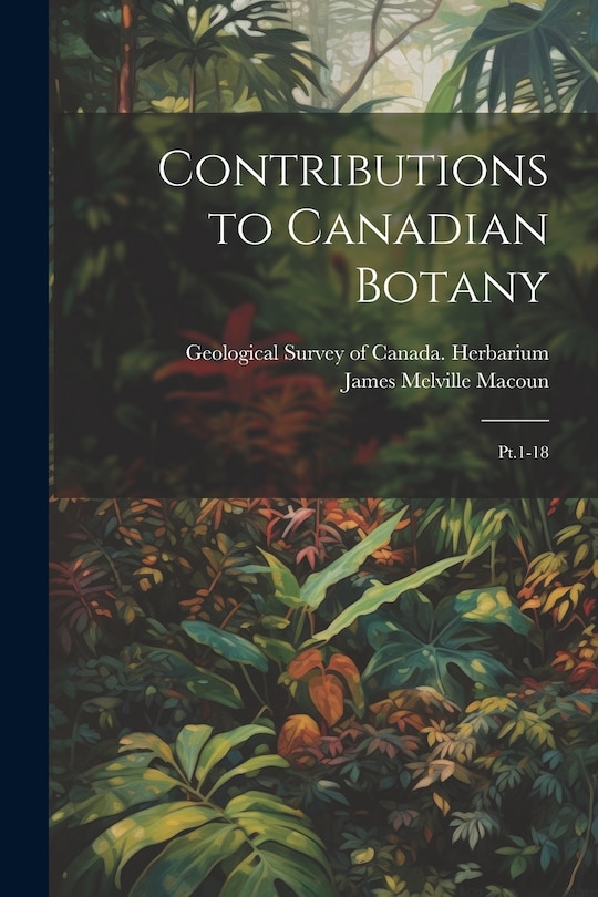 Front cover_Contributions to Canadian Botany