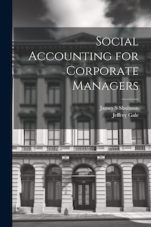 Front cover_Social Accounting for Corporate Managers