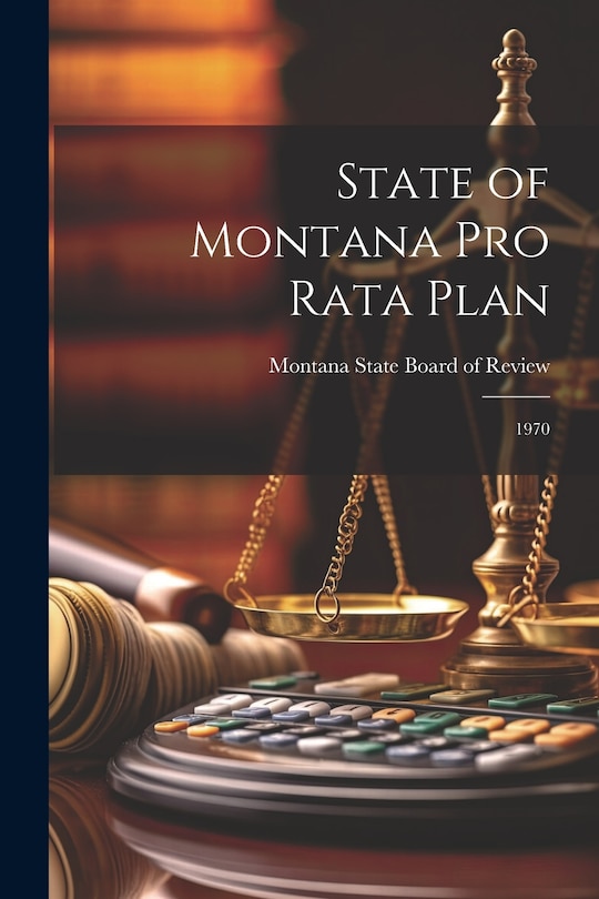 Front cover_State of Montana pro Rata Plan