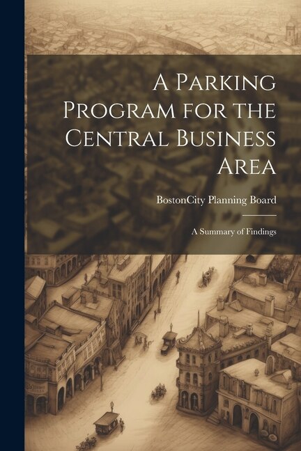Couverture_A Parking Program for the Central Business Area