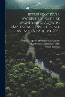 Couverture_Bitterroot River Watershed