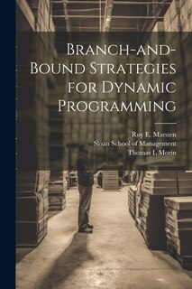 Front cover_Branch-and-bound Strategies for Dynamic Programming