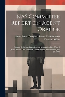 Front cover_NAS Committee Report on Agent Orange