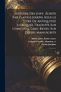 Couverture_Histoire des Juifs