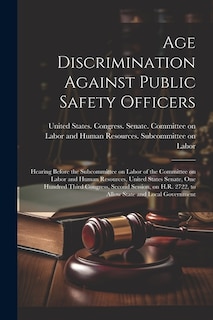 Couverture_Age Discrimination Against Public Safety Officers