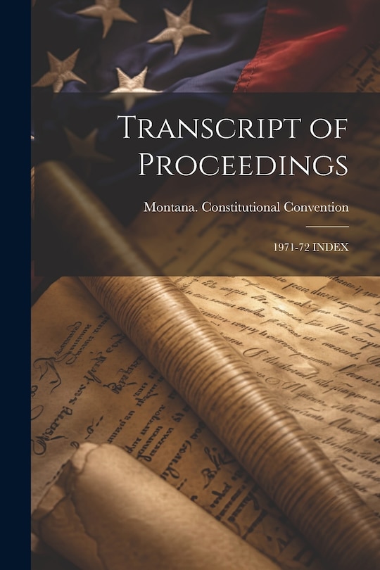 Couverture_Transcript of Proceedings
