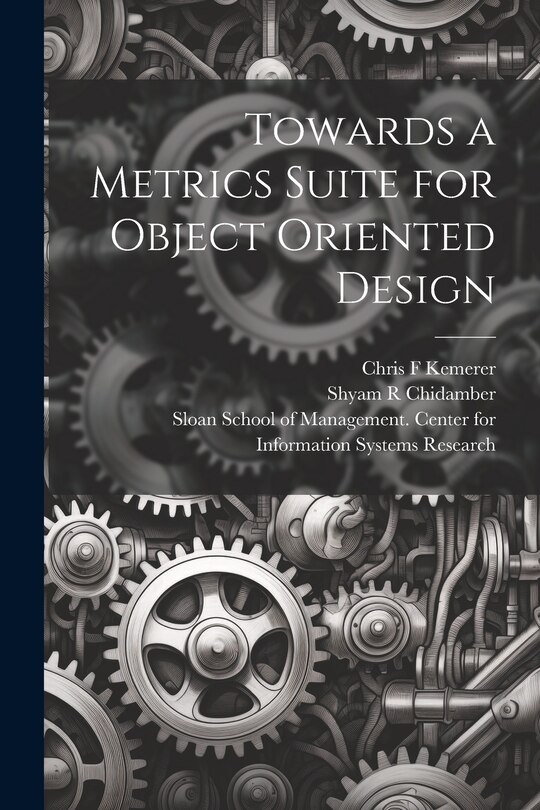 Couverture_Towards a Metrics Suite for Object Oriented Design