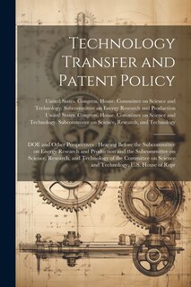 Couverture_Technology Transfer and Patent Policy