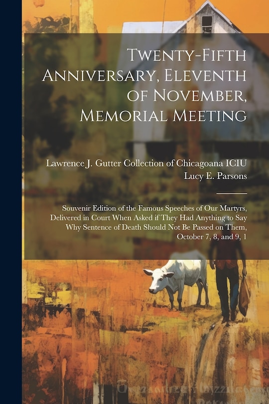 Front cover_Twenty-fifth Anniversary, Eleventh of November, Memorial Meeting