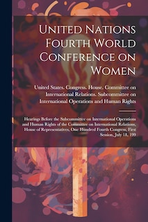 Couverture_United Nations Fourth World Conference on Women