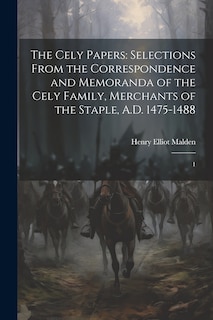 Front cover_The Cely Papers