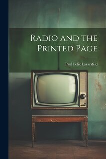 Front cover_Radio and the Printed Page