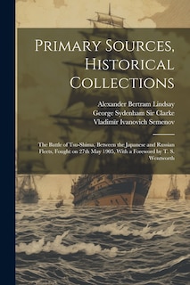 Front cover_Primary Sources, Historical Collections