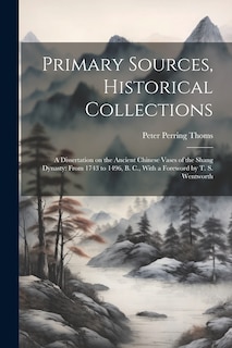 Couverture_Primary Sources, Historical Collections