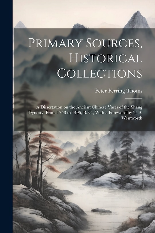 Couverture_Primary Sources, Historical Collections