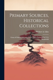 Couverture_Primary Sources, Historical Collections