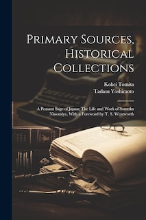 Front cover_Primary Sources, Historical Collections