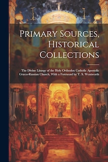 Front cover_Primary Sources, Historical Collections