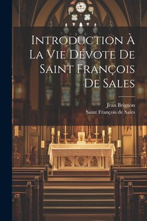 Front cover_Introduction À La Vie Dévote De Saint François De Sales
