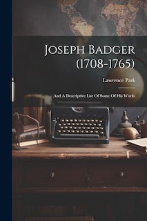 Front cover_Joseph Badger (1708-1765)