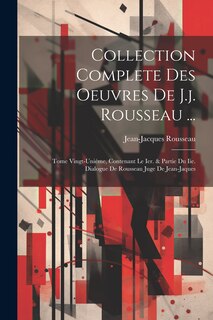 Couverture_Collection Complete Des Oeuvres De J.j. Rousseau ...