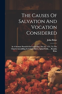 Front cover_The Causes Of Salvation And Vocation Considered