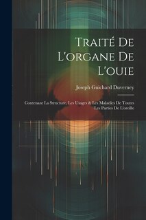 Front cover_Traité De L'organe De L'ouie