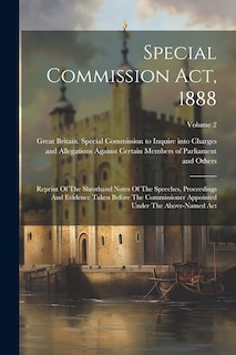 Front cover_Special Commission Act, 1888