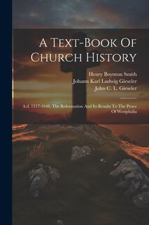 Front cover_A Text-book Of Church History