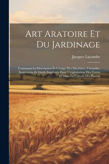 Front cover_Art Aratoire Et Du Jardinage