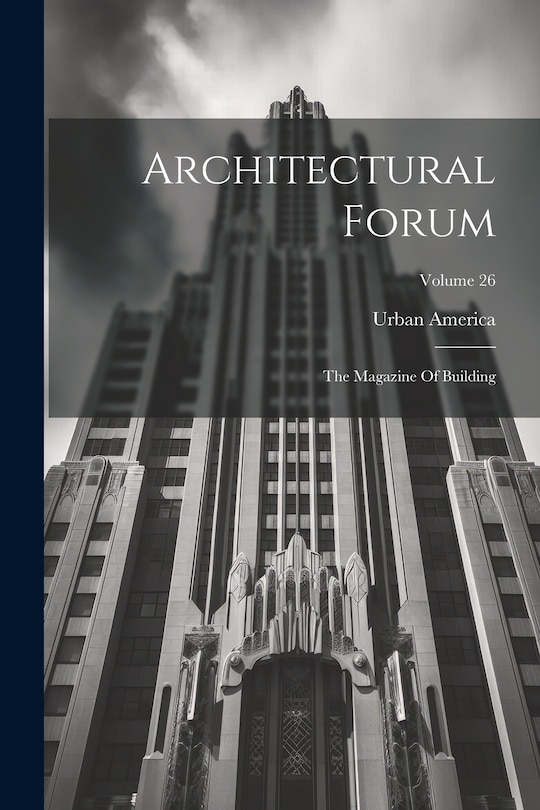 Front cover_Architectural Forum