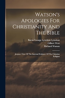 Couverture_Watson's Apologies For Christianity And The Bible