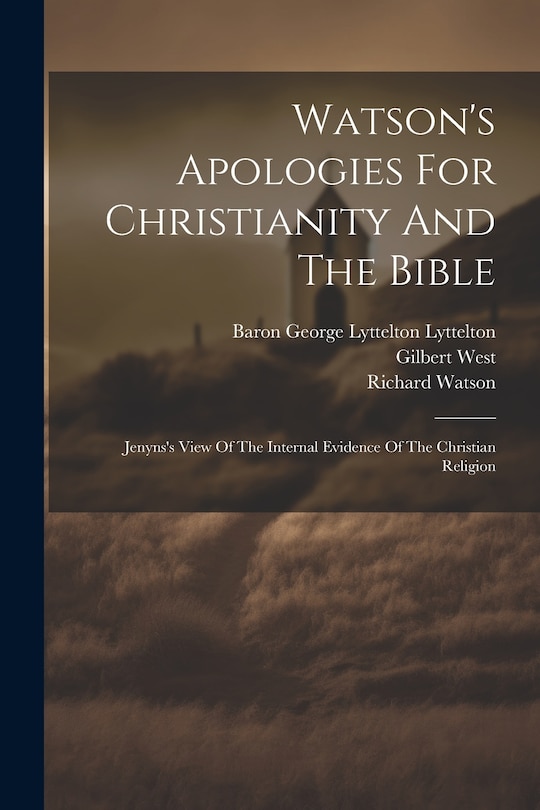 Couverture_Watson's Apologies For Christianity And The Bible