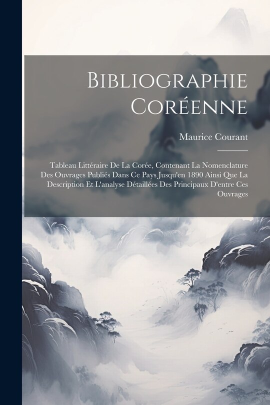 Front cover_Bibliographie Coréenne