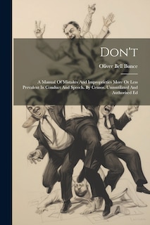 Front cover_Don't