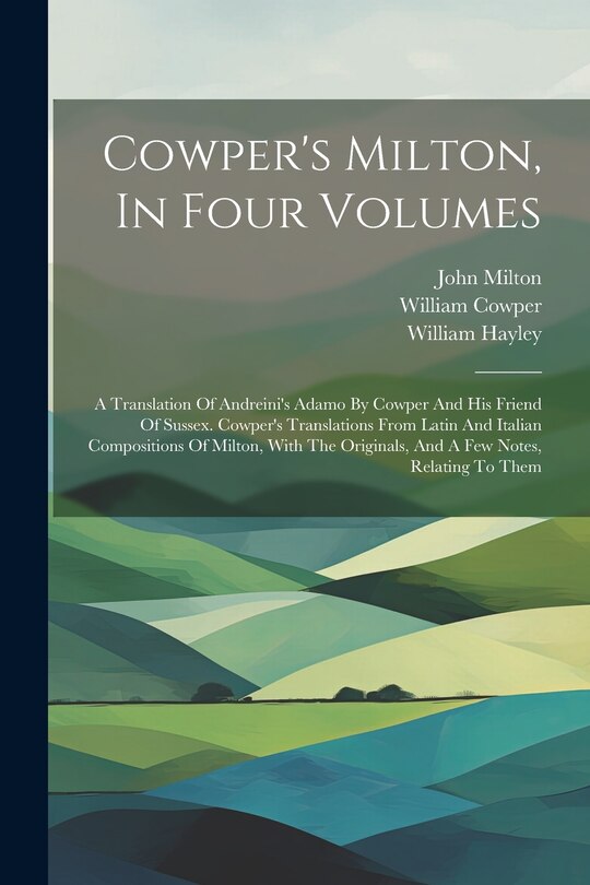 Couverture_Cowper's Milton, In Four Volumes