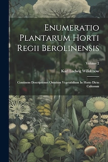 Couverture_Enumeratio Plantarum Horti Regii Berolinensis