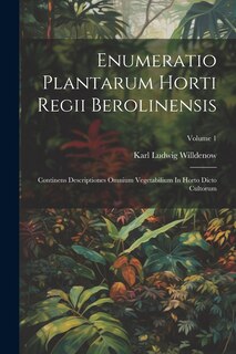 Couverture_Enumeratio Plantarum Horti Regii Berolinensis