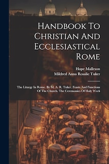 Front cover_Handbook To Christian And Ecclesiastical Rome