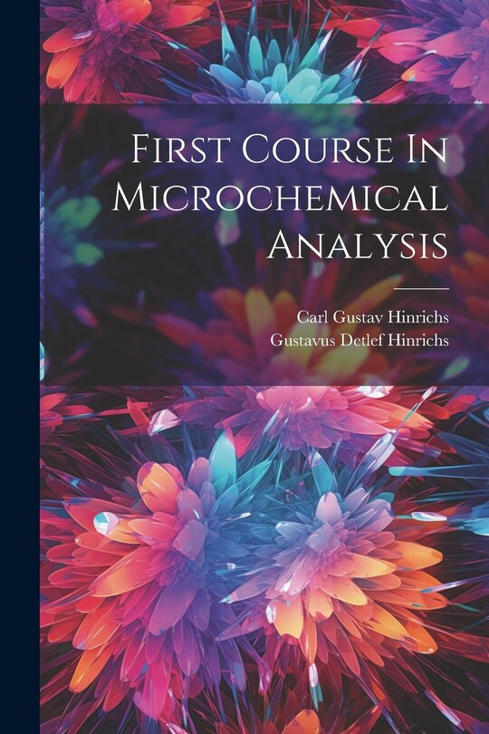 Front cover_First Course In Microchemical Analysis