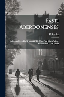 Front cover_Fasti Aberdonenses